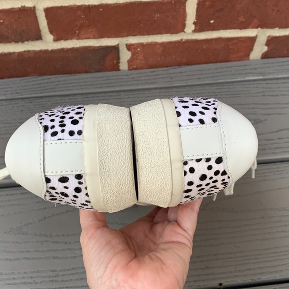 Madewell Sidewalk Spot Dot Calf Hair Sneakers - Picture 9 of 11